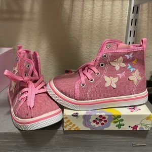 Laura Ashley butterfly sneakers size 9